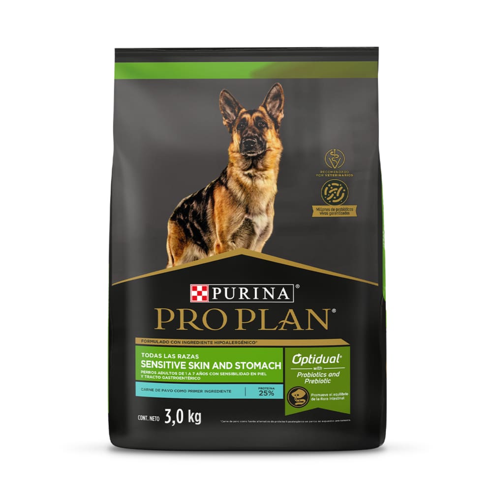 Pro Plan Perro Sensitive Skin & Stomach – Pavo y Probióticos