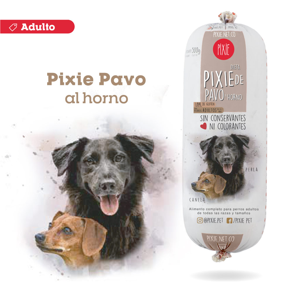 DIETA PIXIE PAVO PERROS SENIOR 500 GR