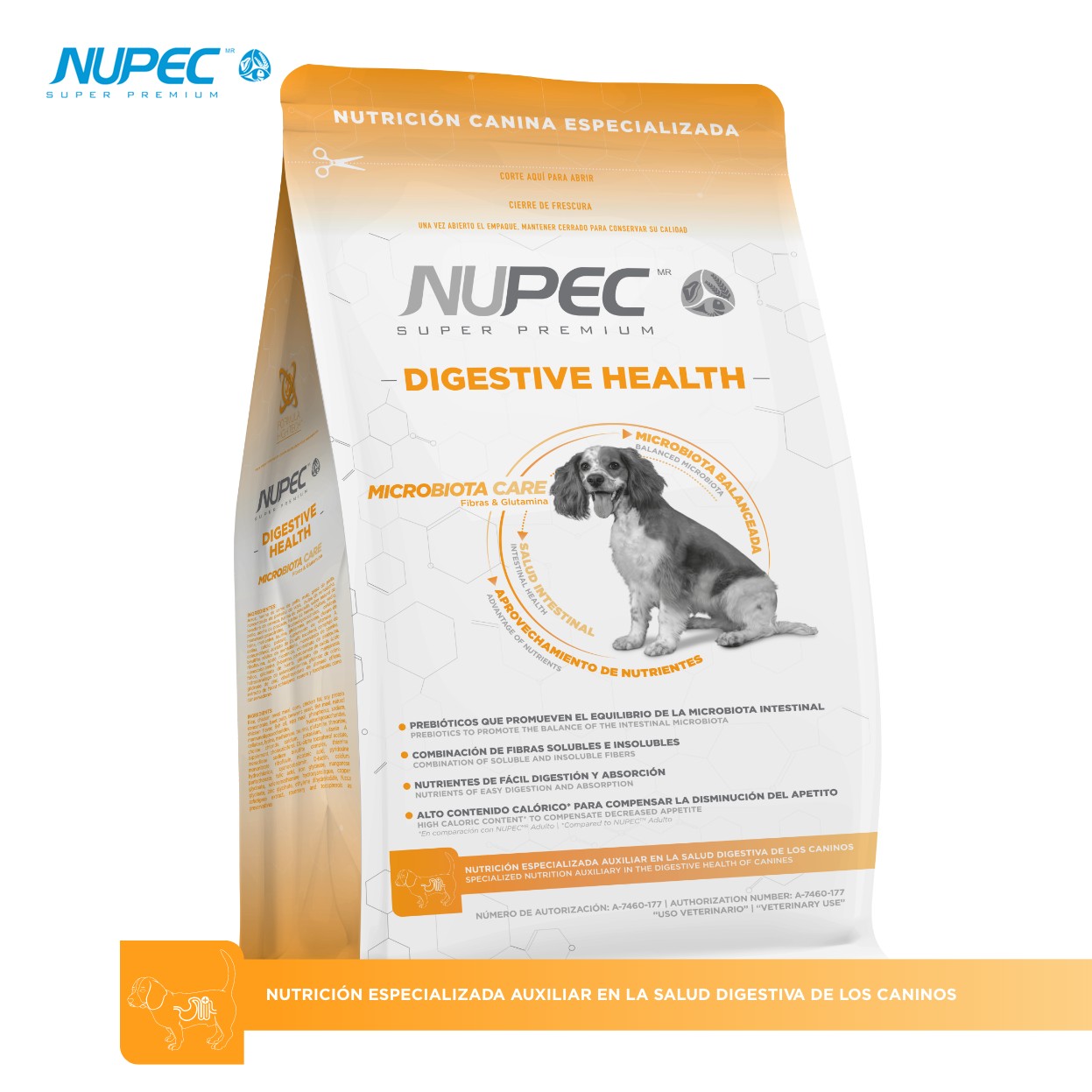 NUPEC Perro Digestive Health 2 kg Nutrición Especializada para la Salud Digestiva