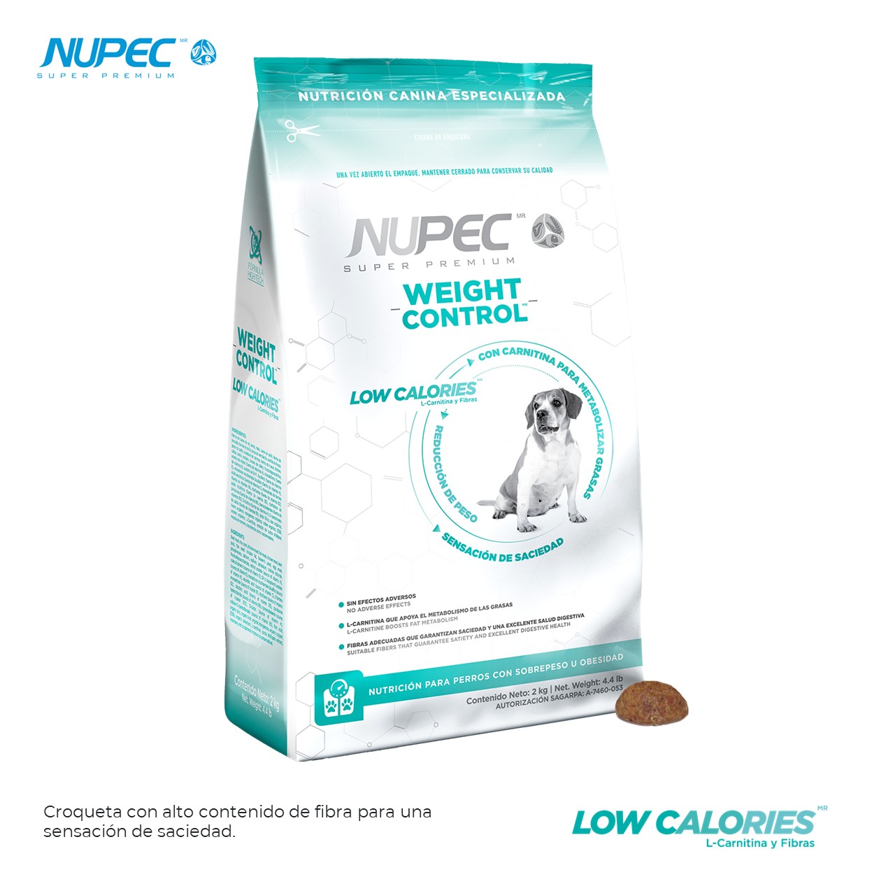NUPEC Perro Weight Control (2 kg) – Nutrición Especializada