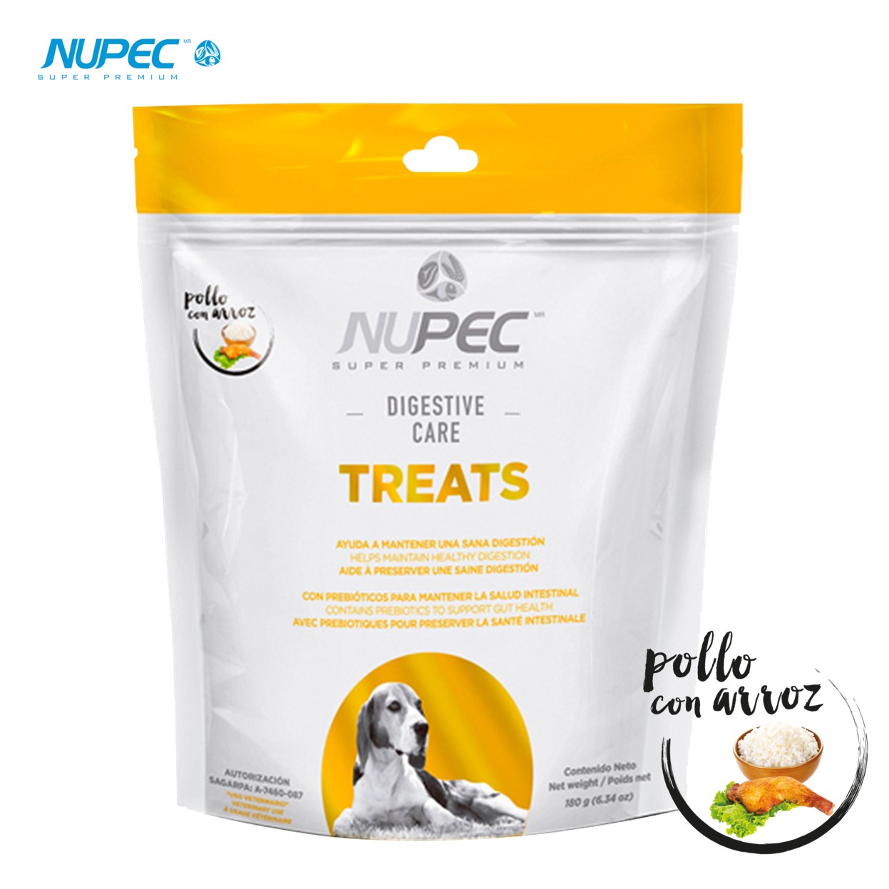 NUPEC Digestive Care 180 g  Premios Funcionales para Perros