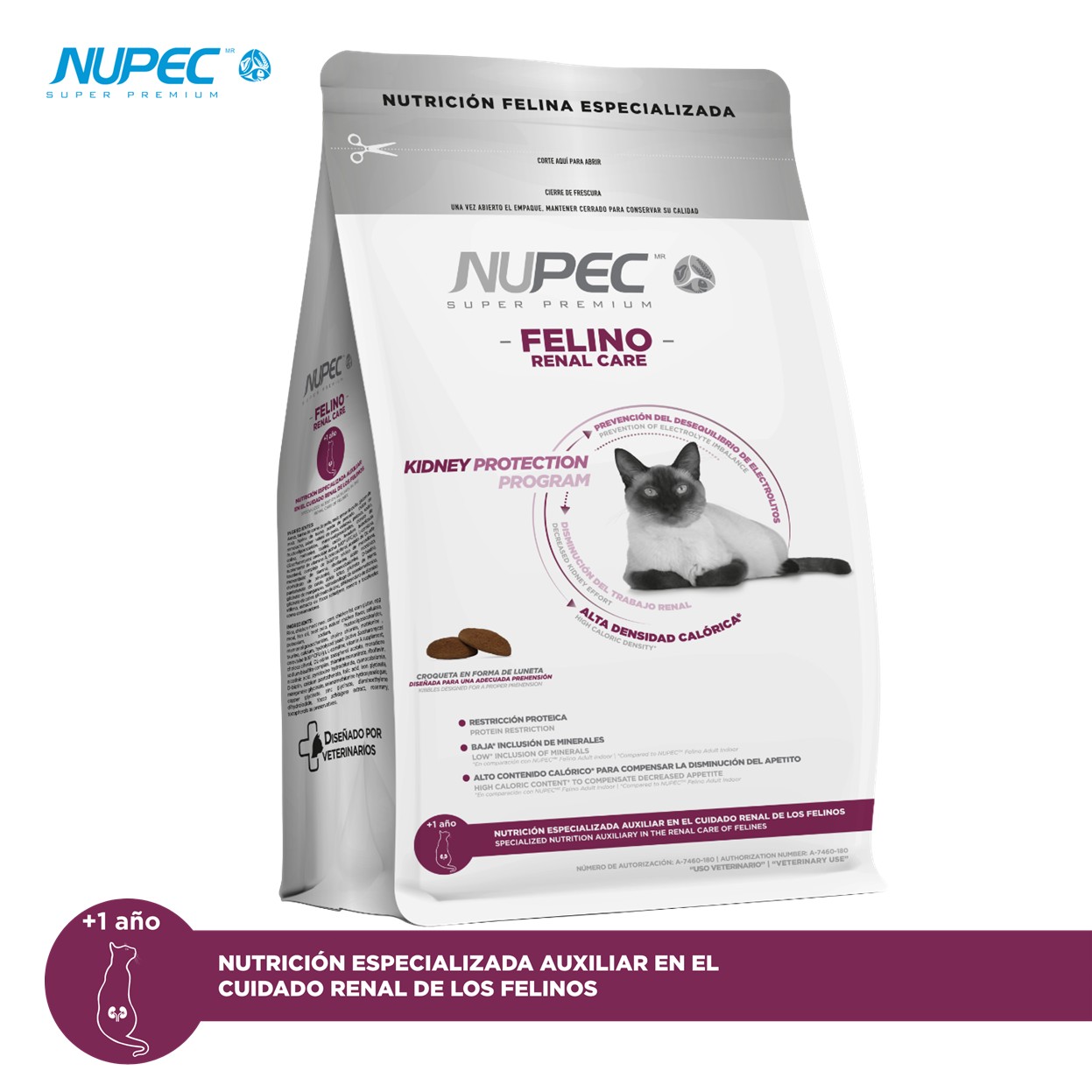 NUPEC Felino Renal Care (2 kg) – Nutrición Especializada