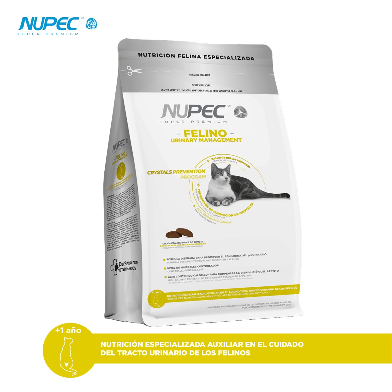 NUPEC Felino Urinary Management (2 kg) Nutrición Especializada