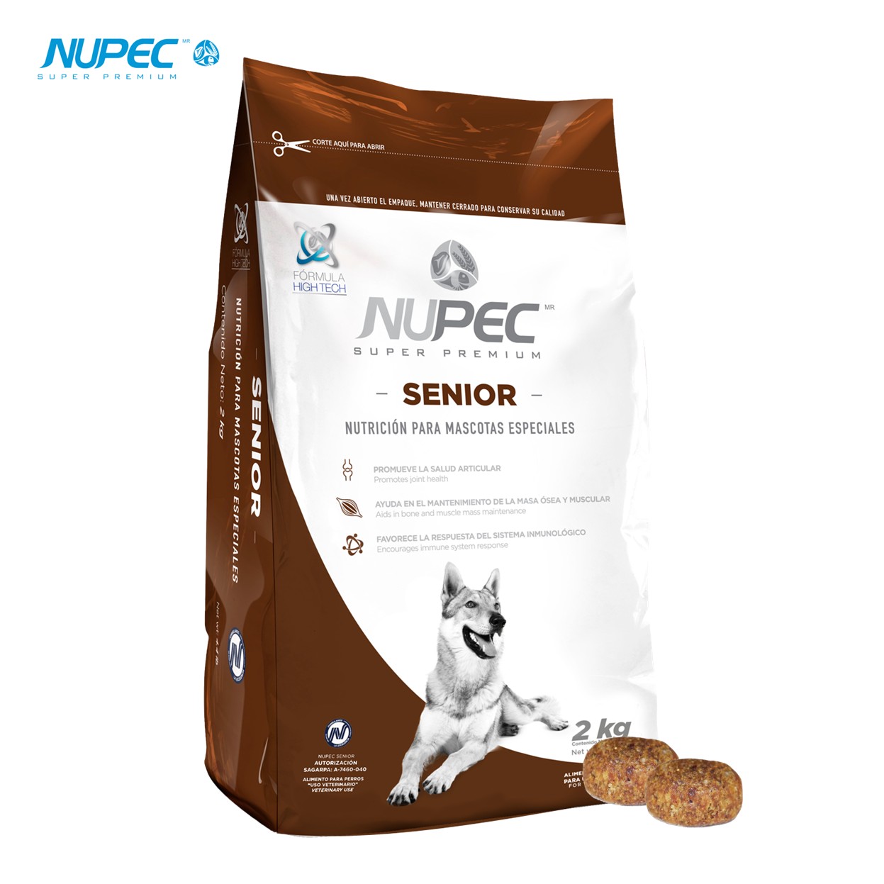 NUPEC Senior +7 (2 kg) Nutrición Especializada para Perros Mayores