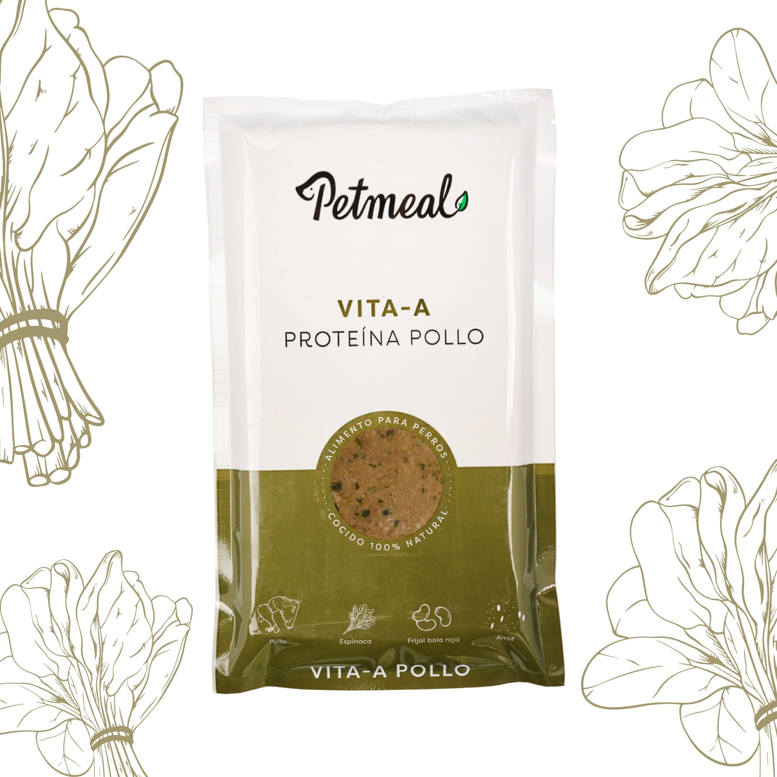 Petmeal Dieta Cocida Natural Perros – Vita A Pollo (500 g)