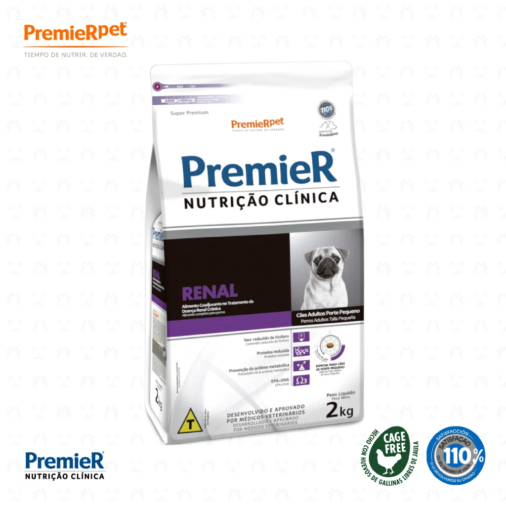 PREMIER Nutrición Clínica Renal Perros Talla Pequeña 2 KG