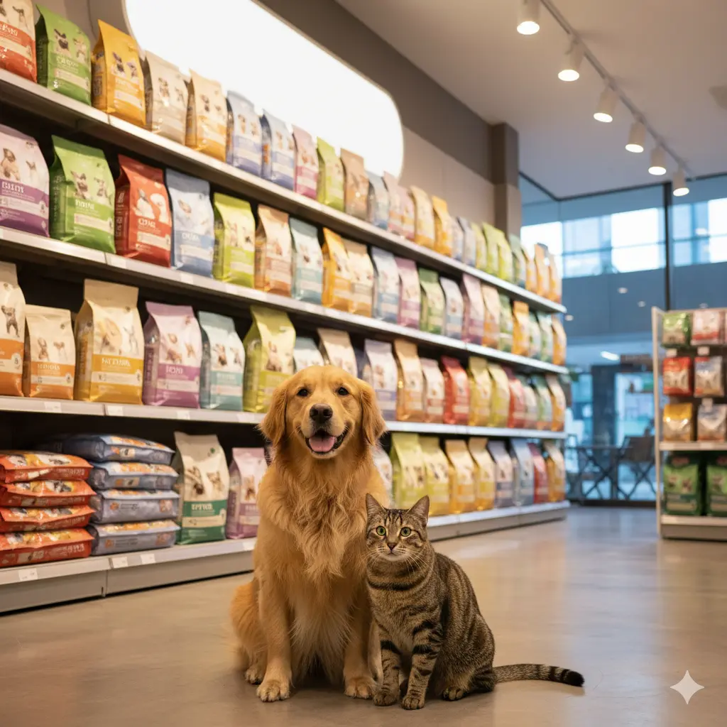 Concentrados y productos premium para mascotas disponibles en la tienda de mascotas Multiplaza en Bogotá.